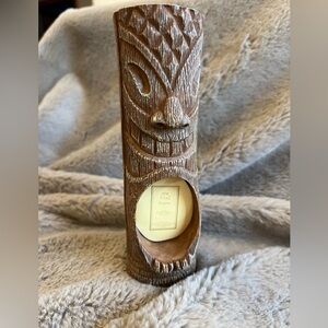 Carved Wooden Tiki Photo Frame